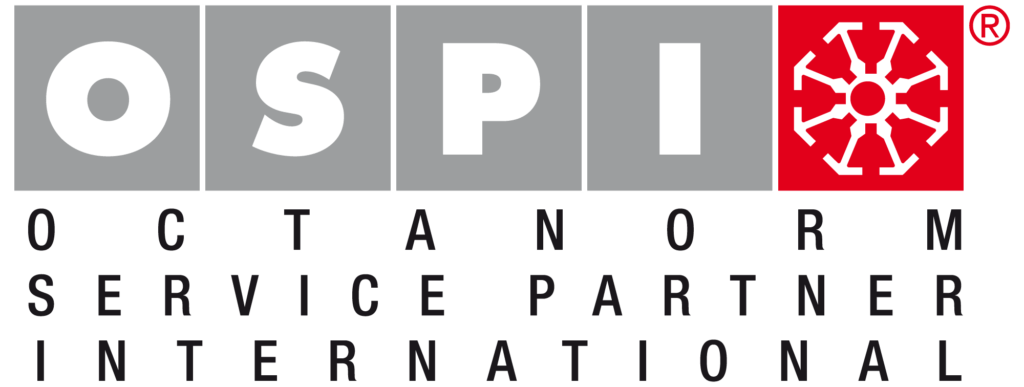 Ospi: Octanorm Service Partner International. Worldwide network of agencies and stand builders. Perfect cooperation, from planning to delivery of the finished stand to the exhibition site. OSPI is a team of experienced professionals who put all their expertise and international know-how at the service of the success of your exhibition project. adEXPO has been a member of the worldwide network since 1996.